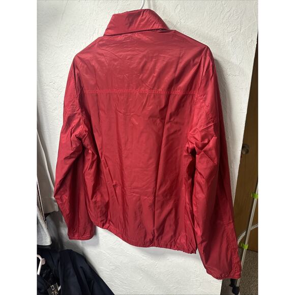 Calvin Klein Mens Water Resistant Packable Jacket, Size Medium Red - Picture 4 of 8